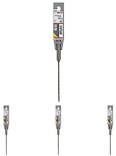 Bosch 2608587802 SDS-Plus-5 Masonry Drill Bit, 3mm x 100mm x 160mm, Grey (Pack of 4)