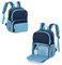 LoDrid Backpack Compatible with Tonie Box, Carrying Case with Multiple Pockets for Headphones, Charger and Accessories, Storage Bag for Audio Player Starter Set, Blue (Patented Design)