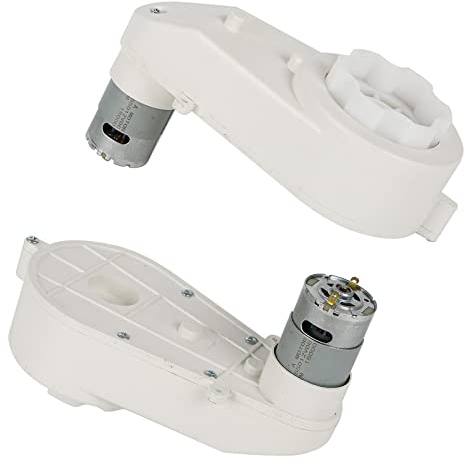 Kyaoayo (12V 18000RPM RS550 × 2) Elektromotor, Elektromotor für Kinderauto, Elektrisches Moto Getriebe Antriebs Motor, für Kindermacht RäDer.