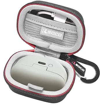 RLSOCO Carrying Case for Sony WF-1000XM5 Wireless Noise Cancelling Headphones (XM5-Black)