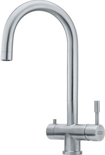 Franke 120.0637.656, Rubinetto da cucina per acqua filtrata Eos Clear Water, Stainless steel