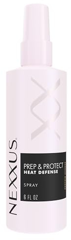 Nexxus Styling Heat Protectant Nourishing Prep & Protect Heat Defense Spray Heat Protection Spray Powered by Styleprotect Technology 6 oz