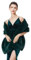 BEAUTELICATE Kunstpelz Stola Schal Damen Kunstfell Bolero Brautjacket Pelz Brautschal Brautstola Winter für Hochzeit Braut Abendkleid Festlich (Upgrade - Dunkelgrün, Einheitsgröße)