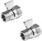 Dusche Head Absperrventil, 2PCS Eckventil Wasserstopper, Duschkopf Ventil, Dusche Ventil, Duschkopf Absperrventil, Duschstop Messing, Duschkopf Shut-Off Ventil, für Duschköpfe, Handbrausen
