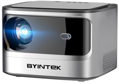 Beamer,18000Lumen,Mini Projektor Bluetooth 4K Full HD 1080P,Autofokus/Trapezkorrektur6D, Android 9.0,Heimkino Video Beamer Unterstützung kompatibel mit Smartphone/Laptop /MP3 /MP4