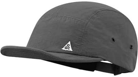 Clakllie Schnell trocknender 5-Panel-Hut, wasserdicht, kurze Krempe, Baseballkappe, Sommer, flache Krempe, Sonnenhut, atmungsaktiv, Trucker-Vätermütze, Cdus-ddy1-grey, Einheitsgröße