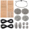 SUNNYCLUE Morsecode-Armbänder-Bastelset: DIY-Schmuck-Set mit Morsecode Perlen, gewachster Kordel, Displaykarten und Fassförmigen Kunststoffperlen für alle Altersgruppen - nicht zusammenklappbar