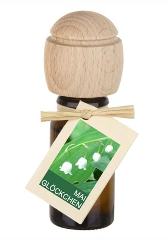 Piccolino Raumduft Duftöl Maiglöckchen mit Buchenholzkopf Parfümöl 10 ml