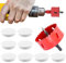 8Pcs Desk Grommet with Hole Saw Drill Bit,60mm Desk Grommet with 60mm Hole Saw,Desk Cable Grommet,Desk Cable Hole Cover,for Home and Office Table Cable Cord Management