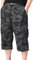 YAOBAOLE Shorts Cargo Homme Shorts en Coton 3/4 Été Bermuda Homme Regular Bermuda de Travail Hommes Court Camouflage Noir L