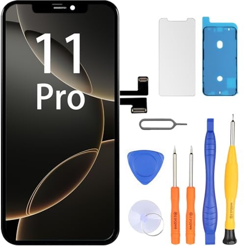 LL TRADER Display für iPhone 11 Pro LCD 5.8 Bildschirm Ersatz FHD Touchscreen 3D Touch Digitizer Rahmen Montage und Reparaturkits 2026