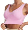Angxiwan Warehouse Deals Clearance Returns Sports Bras Women Full Coverage Activewear Bra Super Comfort Push up Bralette Breathable Wide Strap Crop Tops Vest Seamless Present for Elderly Lady