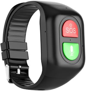 Reloj de posicionamiento para Personas Mayores, Reloj GPS Inteligente para Personas Mayores, Tranquilidad en Todo Momento, monitoreo de Salud, Llamada de Emergencia