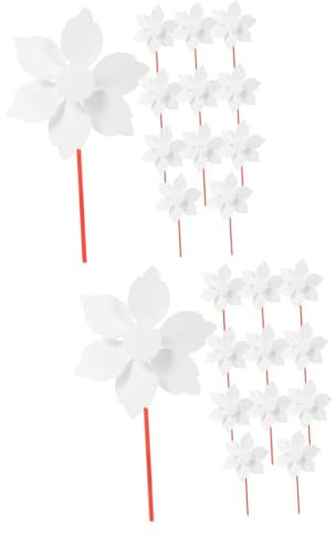 HANABASS 24pièces Moulin à Vent Vide Pour Kit De Peinture Dessin Activités Manuelles Pour Et