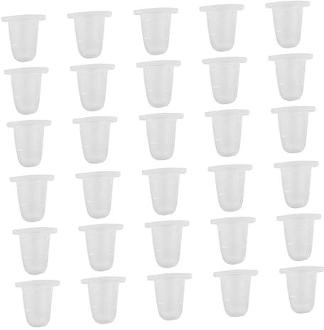 Lot de 200 gobelets à pigment en silicone pour tatouages - Gobelets à encre souple - Capuchons de couleur hygiéniques pour maquillage et extensions de cils - Pour salon de beauté