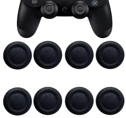 Ruvan Thumbstick - Set di tappi per joystick, tappi in silicone, per controller PS4 e PS5