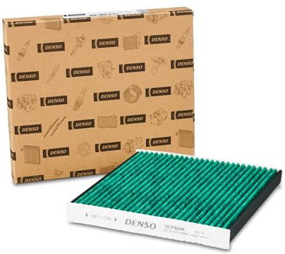 DENSO ClearAir+ Innenraumfilter (Teilenummer DCF824A) 5-lagige Filterung mit antibakteriellem Schutz, entfernt bis zu 99% aller Bakterien und Viren