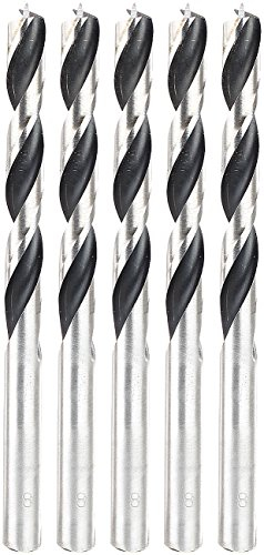 AGT Bohrsätze: Bohrer-Set für Holz, 8 mm, 5 Stück (Holzbohrer, Holzbohrer Set, Zylinder)