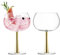 LSA GN13 Lot de 2 verres ballon Gin, 420 ml, dorés
