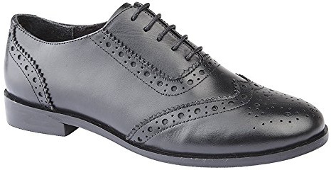 Cipriata Violetta Womens Leather Brogues Black