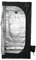 GrowVital® Lisbon Growzelt 100x100x200cm, Growbox für Homegrow, Indoor Anbauzelt, Grow Tent mit Lichtdicht, Gewächshaus, schwarz, Pflanzzelt