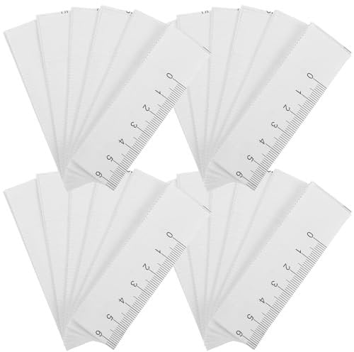 DOITOOL 100Pcs Disposable Double-Sided Paper Tape Measure - 39.9 Inches Medical Measurement Ruler Paper Measuring Tape for Body Measurements, Measure Sewing, Wound Assessments