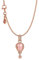 PANDORA Damen-Halskette 925 Silber Funkelnder Pinker Heißluftballon eleganter Halsschmuck, wunderschönes Geschenk-Set für modische Frauen, 51782