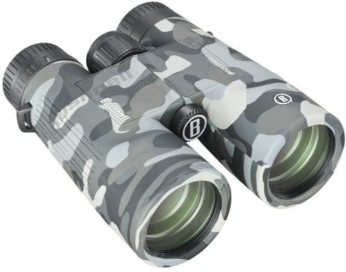 Bushnell Blackout Camo 10 x 42 IPX7 wasserdichtes Fernglas mit voll mehrfach beschichteten Gläsern und robuster Gummiarmierung, Fernglas für Jagd, Bootfahren, Vogelbeobachtung
