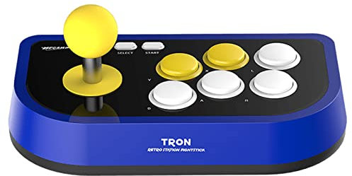 RETRO STATION Capcom Wired Fight Stick, Compatible con One Retro Station Capcom Arcade Console Connection para Que dos Jugadores Jueguen Simultáneamente