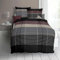 Kaeppel Biber Bettwäsche Architect anthrazit 1 Bettbezug 135 x 200 cm + 1 Kissenbezug 80 x 80 cm