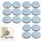 16 Stück PTFE Teflon Runde Selbstklebende Möbelschieber, Teflongleiter Selbstklebend, möbelgleiter parkett, Möbelgleiter, Für Glatte Böden Und Teppiche (Runde, 20mm)