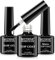 MIZHSE Base Coat Top Coat Gel UV Nagellack Set 3pcs 7ml Base Coat Top Coat Gel UV, mit Matte Top Coat Für UV Gel Nagellack Set Unterlack & Überlack Set für All Serien von UV Gellack