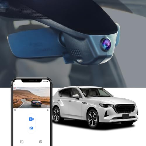 Fitcamx Dashcam 4K Geeignet für Mazda CX-60 CX60 2022 2023 2024 2025 (HD2-6607), Autokamera 2160P Video WiFi, Parkmonitor, G-Sensor, Loop-Aufnahme, OEM Mazda Zubehör, WDR Dash Cam, Plug&Play, 64GB