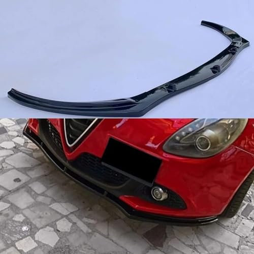 WHMH Auto Frontlippe Frontspoiler für Alfa Romeo Giulietta,Antikollisions FrontstoßStange Splitter Spoilerlippe Diffusor