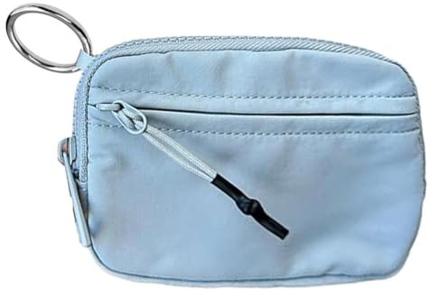 Wasserdichte Geldbörse, Nylon, Schlüsselanhänger, Aufbewahrung, Brieftasche, Karte, Armband, I6H4, Brieftaschen, Pou Damen Karten, blau