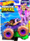 Hot Wheels Monster Trucks, Monster High Clawdeen Wolf mit zerquetschtem Auto, Druckguss-Fahrzeug