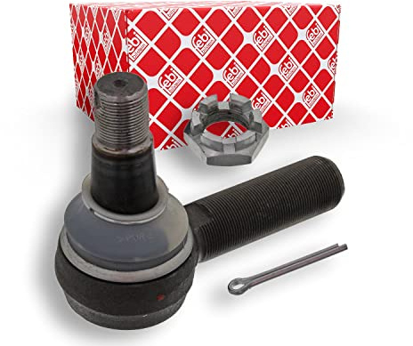 febi bilstein 06241 Lenkstangenendstück mit Kronenmutter und Splint, 1 Stück