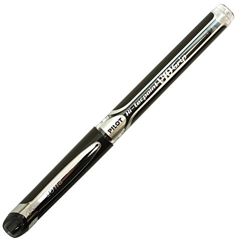 Pilot V10 Grip Hi-Tecpoint Rollerball Pen 1mm Tip Black Ink