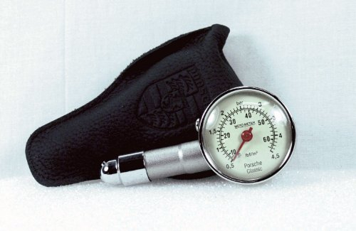 Echter Porsche Klassiker Tire Gauge Mit Leder Fall