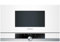 Siemens MDA BF634LGW1 iQ700 - Microondas integrable / encastre sin marco sin grill, 21 L, 900 W, color blanco con acero inoxidable