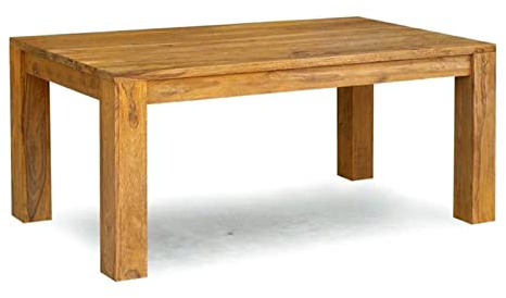 Esstisch Sheesham braun geölt NATURE BROWN #826 | 200x100x76 cm (BxTxH) 55 kg Landhaus zerlegt vollmassiv