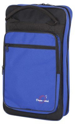 Ortola 6509-031 - Funda baqueta batería, 8 compartimentos, color negro y azul