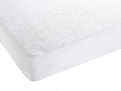 ZOLLNER Matratzenschoner 70 x 140 cm, wasserdicht, verrutscht Nicht, weiß