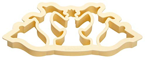 Zenker Multi-Ausstecher Multiausstecher Weihnachten 17,3x8,5x1,7cm in Creme, Kunststoff, Vanille, 17.3 x 8.5 x 1.7 cm
