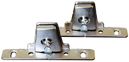 Kitchen Drawer Front Fixing Brackets ( One Pair ) Genuine Parts As Used By Many Kitchen Suppliers Such As Howdens Joinery
