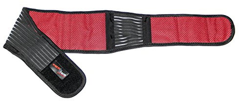 Wärme-Rückengurt Classic mit Turmalin und Magneten, Bandage, Tiefenwärme, selbstwärmend, waschbar, immer wieder verwendbar, Infrarot, Hilfe bei Rückenschmerzen, Rückenbandage, Rückenwärmer (95 cm)