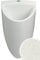 wasserloses Urinal CULU one Pissoir mit Membran Geruchsverschluss (grau-beige)
