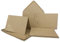 Faltkarten-Set mit Umschlägen DIN A6 - Sandbraun Kraftpapier mit goldenen Metallic Sternen - 30 Sets - Drucker geeignet Ideal für Weihnachtskarten