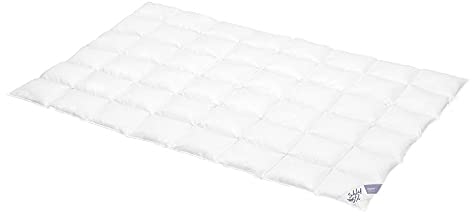 SCHLAFSTIL Daunenbettdecke D400, Medium, 90% Daunen / 10% Federn Größe 155x220