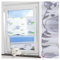 ourdeco® Plissee Motiv Hanni und Luc / 75 x 130 cm (Breite x Höhe) / Farbe: weiß mit Kindermotiv/lichtdurchlässig, Motiv für Kinder/Klemmen, Montage ohne zu Bohren, Klemmfix-Plissee